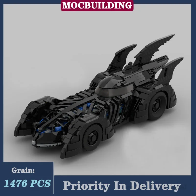 

MOC Batmobile Model Building Block UCS Series Movie Collection Toys Gift