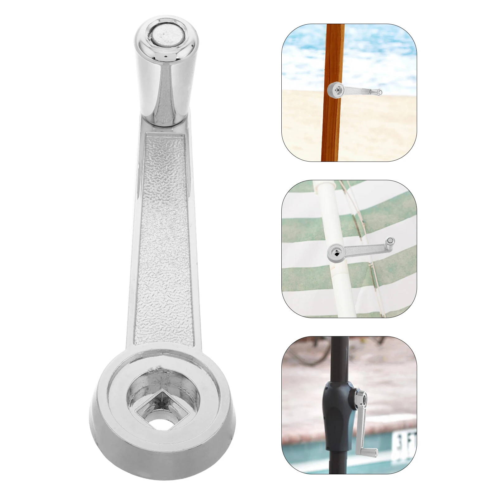 Patio Umbrella Crank Handle Outdoor Umbrella Replacement Parts Accessories For Picnic Beach Patio Courtyard Garden Beach Camping