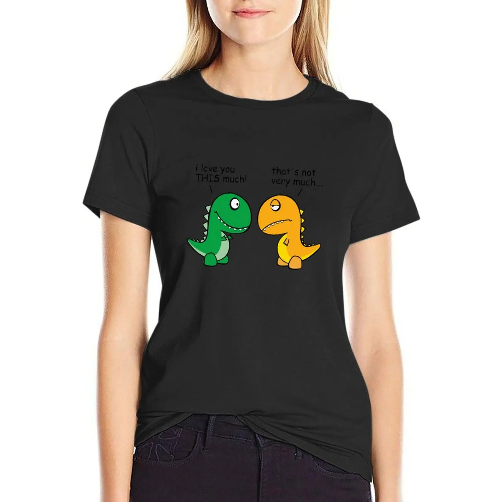 

I love you this much T-Shirt vintage clothes kawaii clothes female shirts graphic tees white t shirts for Women