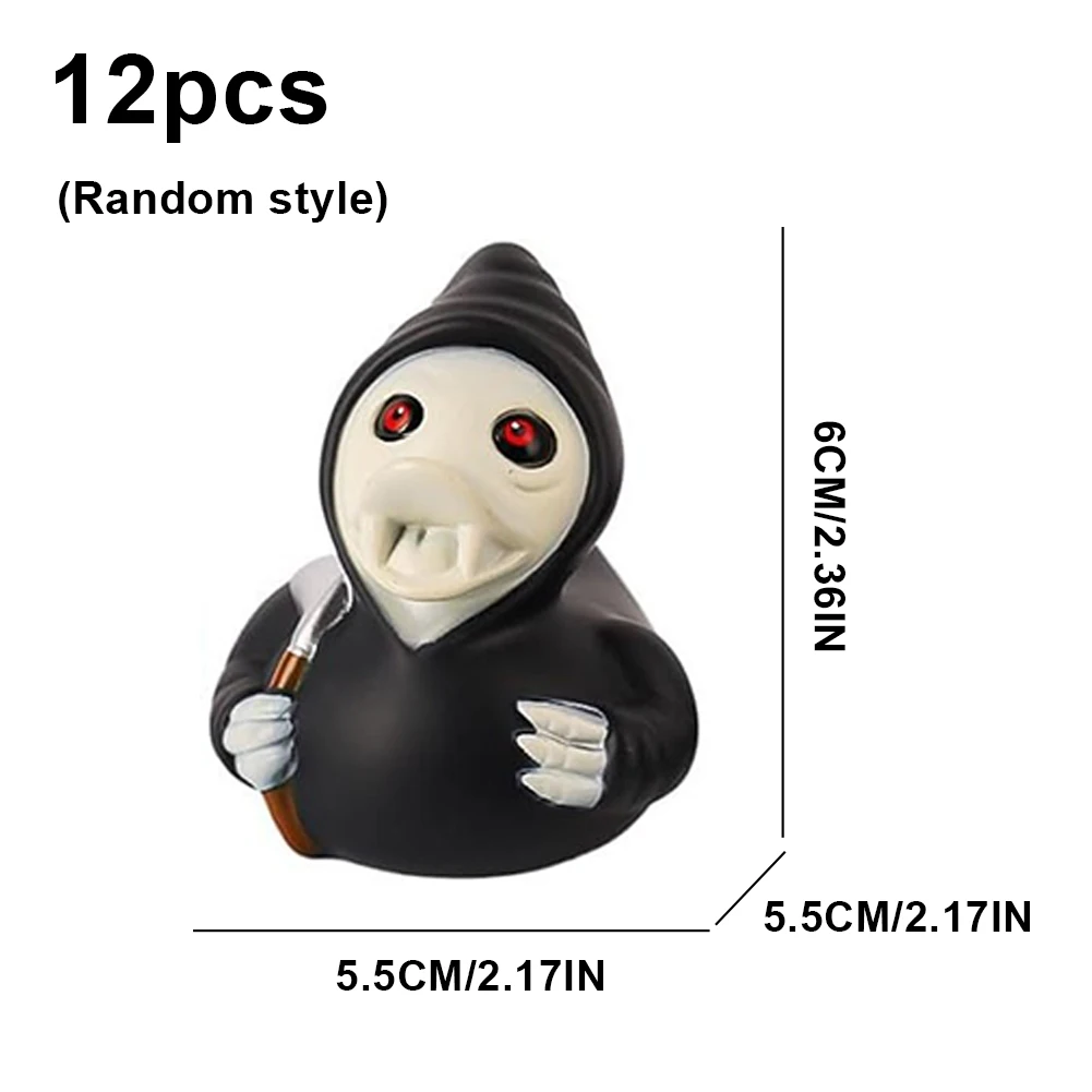 Halloween Rubber Ducks Halloween Ducks Rubber Duckies Novelty Party Favors Decorations for Jeeps Duck Toys 12 Pcs