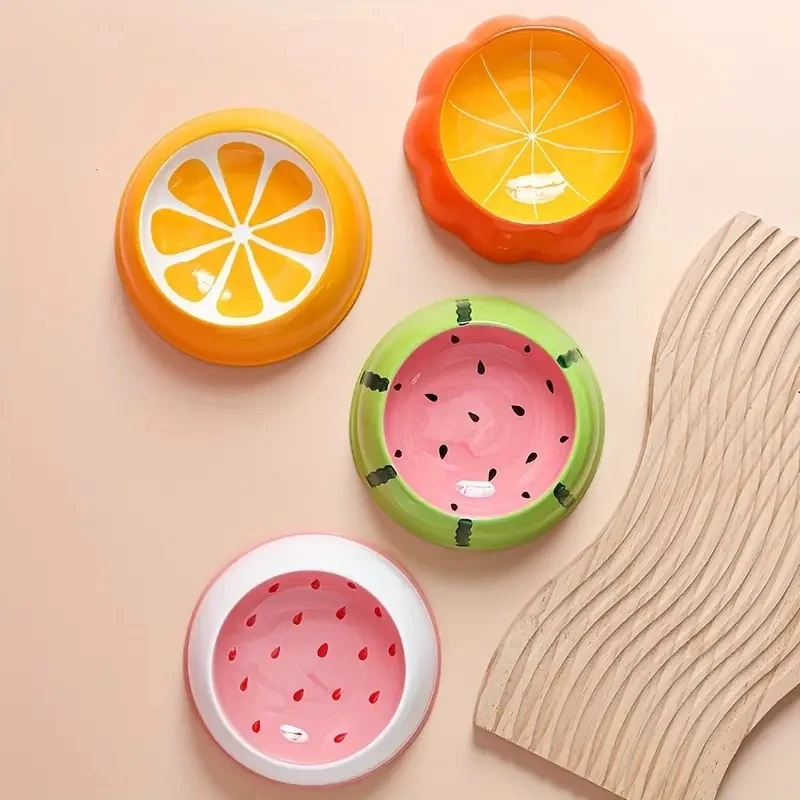 4 cute designs pet ceramics bowl watermelon strawberry shape cat food bowl small dog colorful water suppliers 4 cute designs pet ceramics bowl watermelon strawberry shape cat food bowl small dog colorful water suppliers
