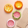 4 cute designs pet ceramics bowl watermelon strawberry shape cat food bowl small dog colorful water suppliers