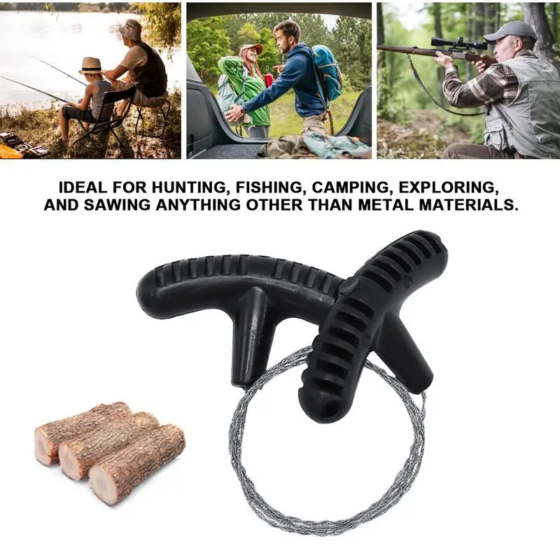 Multi Purpose Saw Stainless Steel Wire Saw Steel Wire Saw Scroll Mini Cable Cutting String Bone Rope Survival Travel Chainsaw For Wood