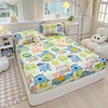 Bedspreads Cartoon Kids Bedding Fitted Sheet Elastic Band Around Mattress Cover Single King Size Sabanas Bed Cover Bed Sheets 3