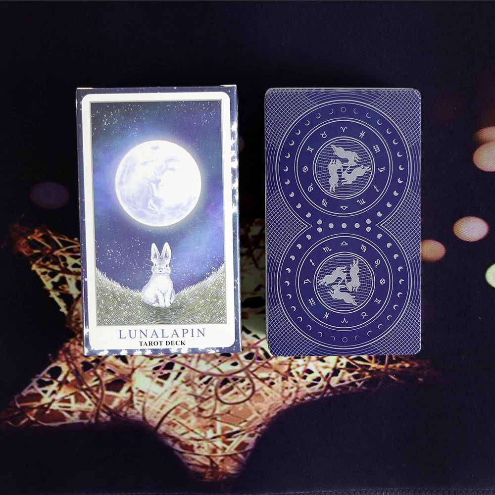 Lunalapin Rabbit Tarot 英語版解説書付き 最適な材料 Lunalapin Rabbit Tarot 英語版解説書付き