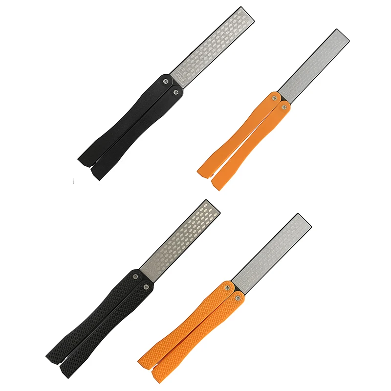 Household New Double Sided Foldable Pocket Sharpener Diamond Knife Sharpening Stone Kitchen Tool Accessory