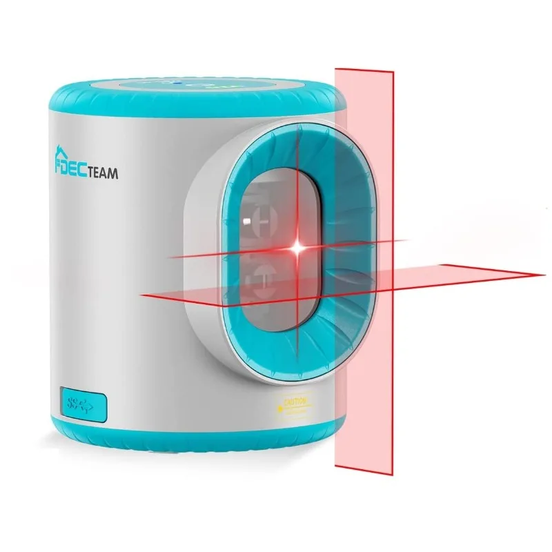 

2-линейный лазерный уровень Ds011R, самонивелирующийся вращающийся красный луч, 360 магнитное основание с импульсным режимом