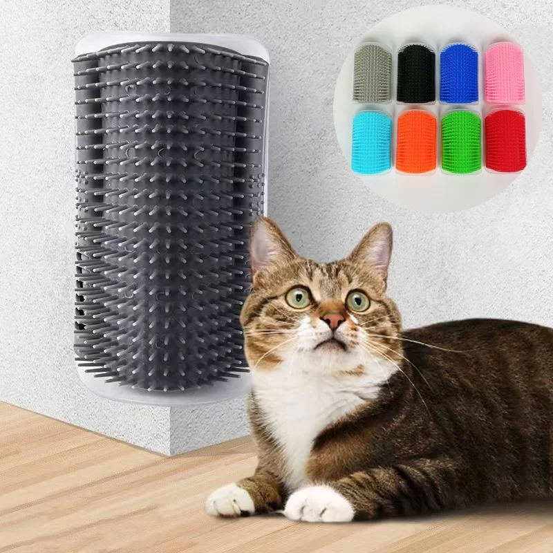 Cat Massage Tool Pet Hair Removal Massage Comb Wall Corner Self Cleaning Rubbing Brush Cats Toys Pet Beauty Supplies Cat Massage Tool Pet Hair Removal Massage Comb Wall Corner Self Cleaning Rubbing Brush Cats Toys Pet Beauty Supplies