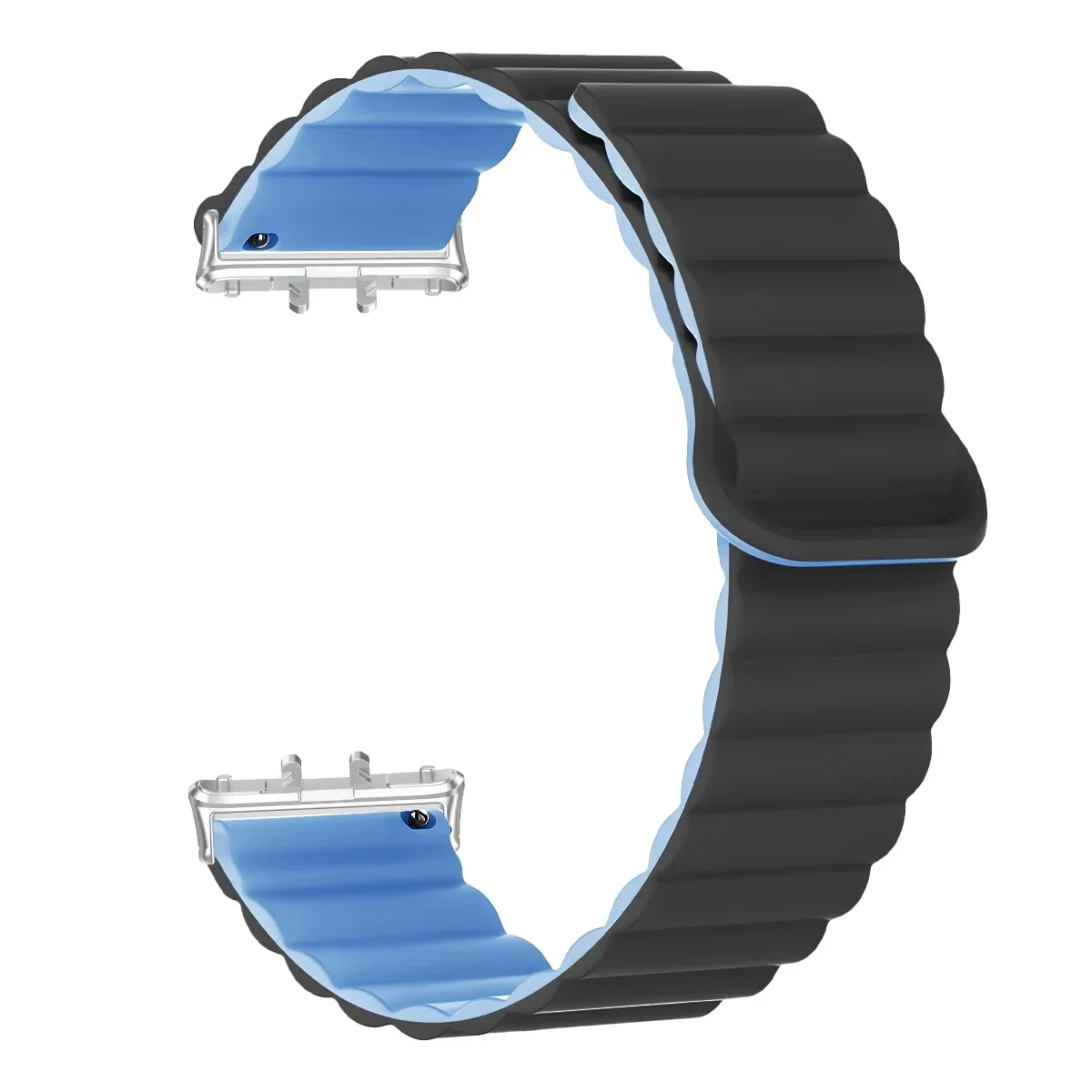 Silicone Magnetic Loop Strap Adjustable Bracelet Wristband Accessory