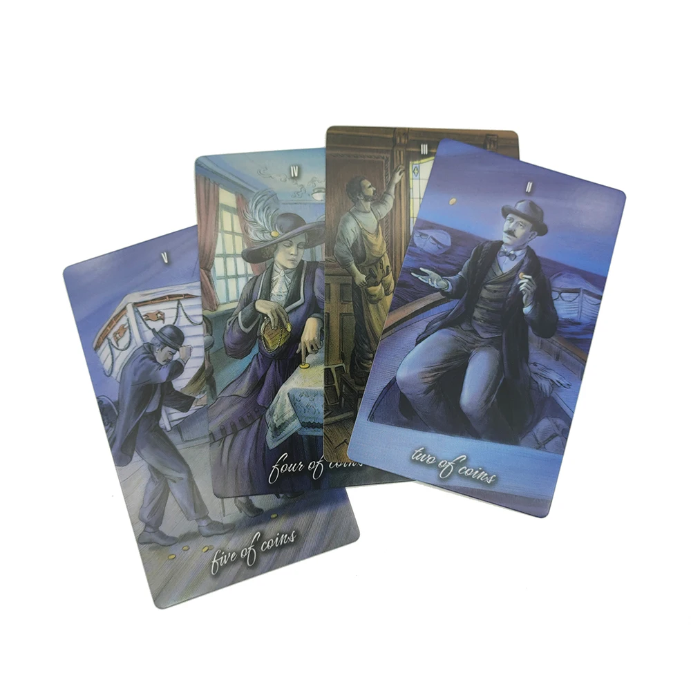 12×7CM Titanic Risen Spirits Tarot for Beginners with Guide Book 5