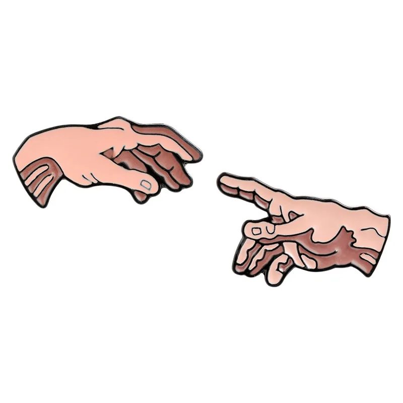 귀여운 에나멜 페인트 합금 브로치 핀, 칼라 및 의류