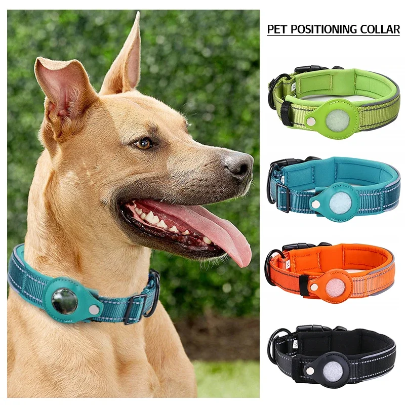 

New Anti-Lost Pet Dog Collar for The Apple Airtag Protective Tracker WaterProof for Pet Dog Cat Dog Anti Lost Positioning Collar