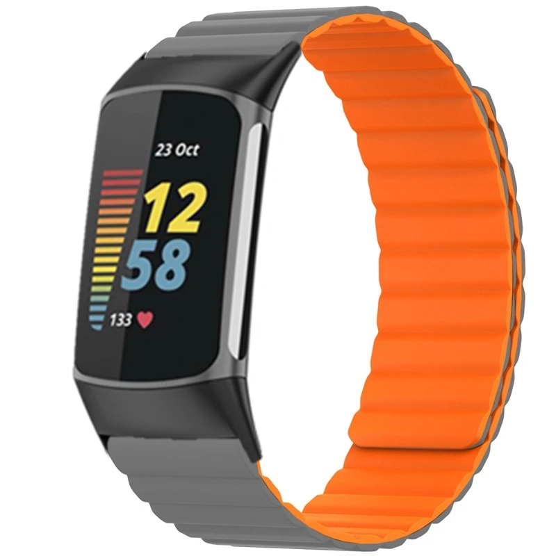 Magnetic Silicone Wristband Strap