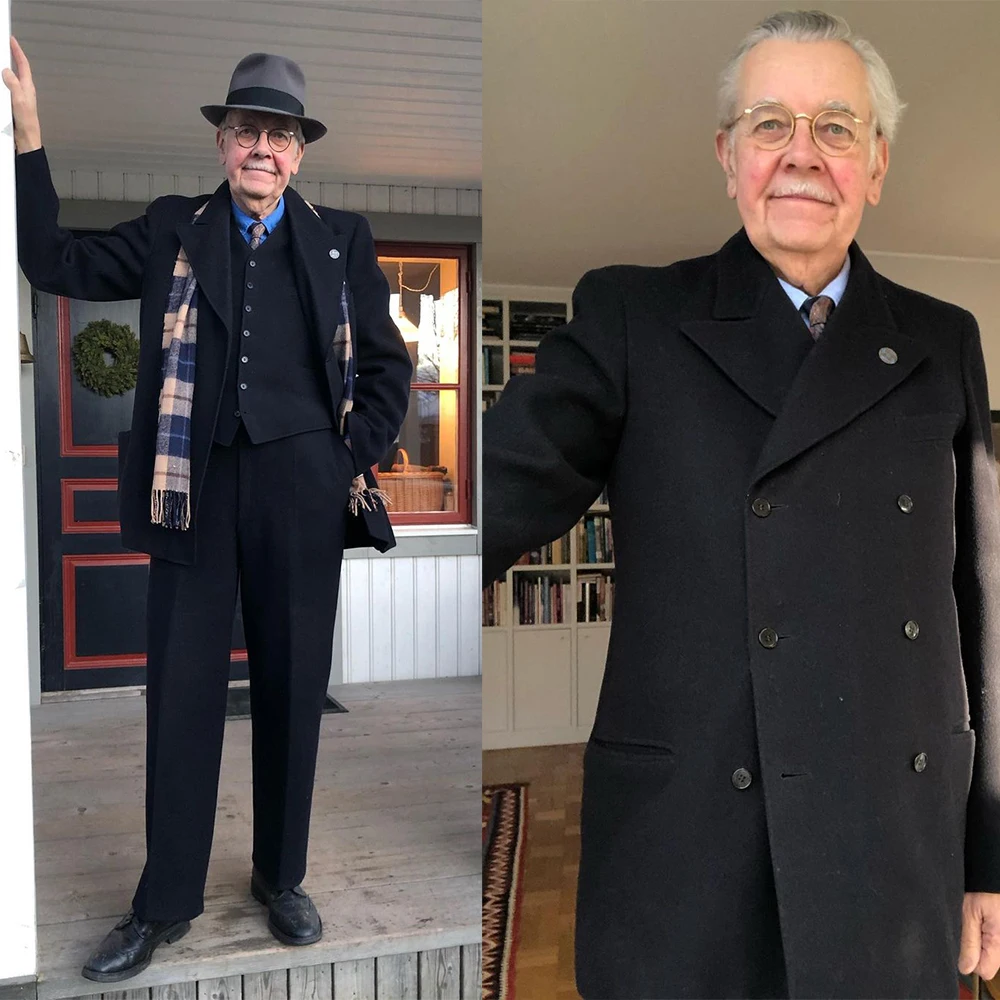 

Vintage Men Suits Tuxedo Three-Pieces Wool Blend Jacket Vest and Pants Wedding Party Singer Groom Costume Homme Black