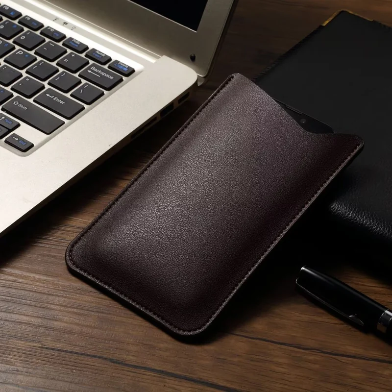Universelle PU-Leder-Stoff-Handytasche für iPhone 16, 15, 14, 13, 12 Pro Max, Samsung Xiaomi Huawei, schützende Handytasche – Detail 10