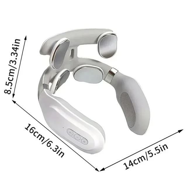 Advanced Neck Massage Machine for Head & Neck Comfort with Heating, Breathing Light, Vibration, and Hot Compress Features 6