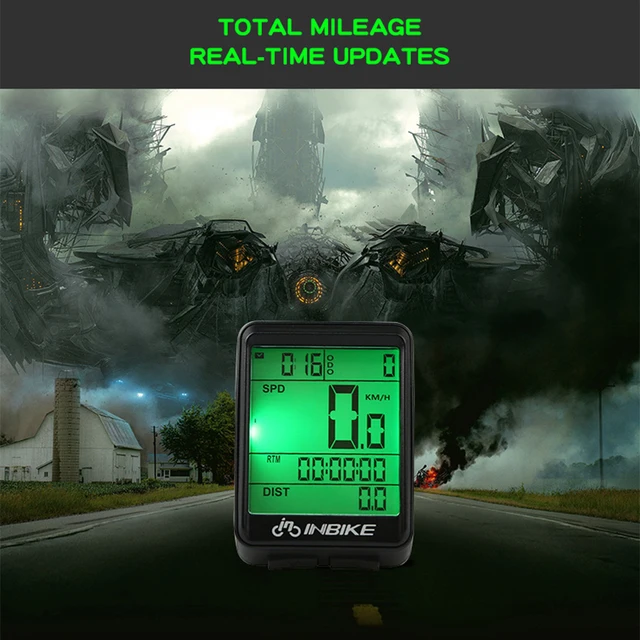 MTB Bicycle Odometer Wireless Mountain Road Bike Stopwatch LCD Digital Speedometer Waterproof Portable Cycling Accessories 2