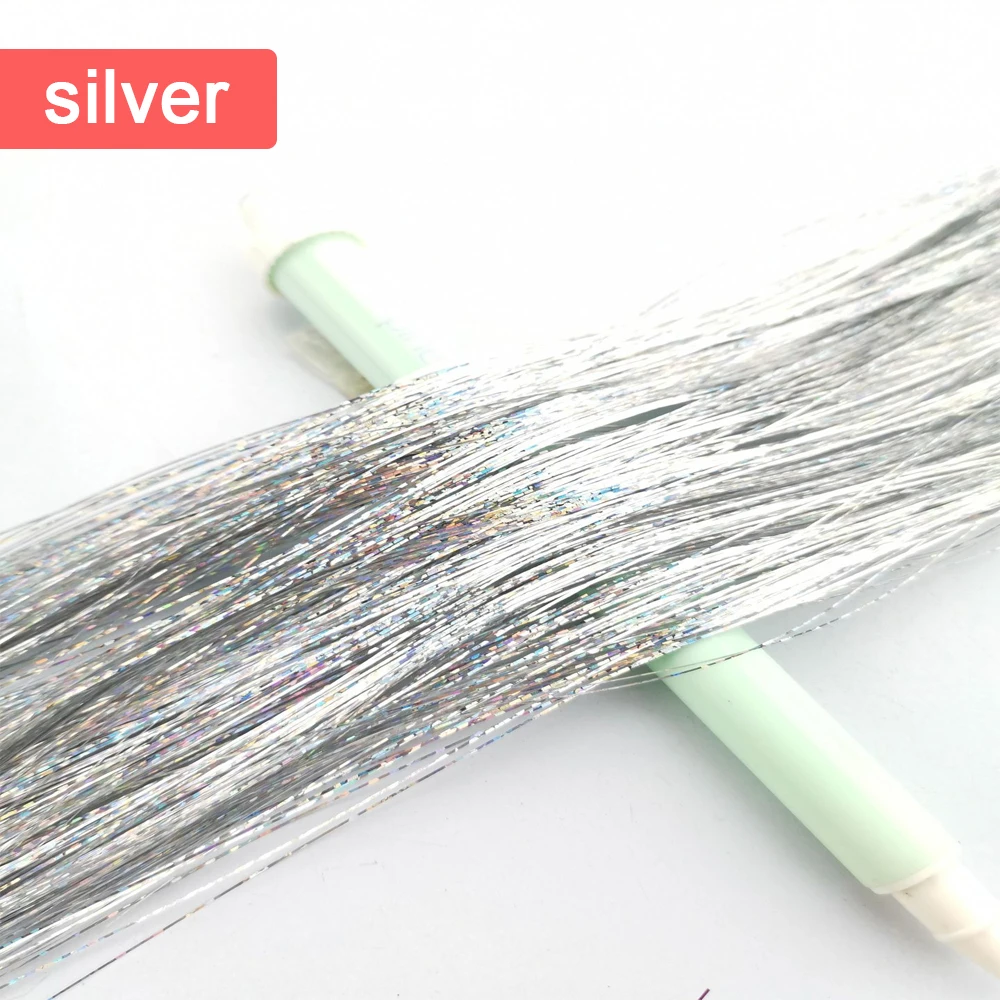 Sparkle Hair Tinsel: Heat-Resistant 36-Inch Multicolor Glitter Fairy Hair Accessories