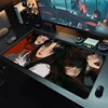 Black and White Mouse Pad Junji ito Laptop Gamer Mousepad Office Large Desk Mat PC Keyboard Extended Table Pad Carpet Mice Mat 6