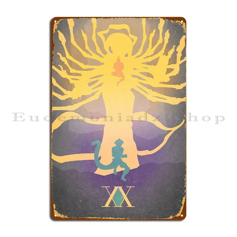 

Hunter Hunter Netero Metal Signs Wall Decor Printing Wall Mural Personalized Vintage Tin Sign Poster
