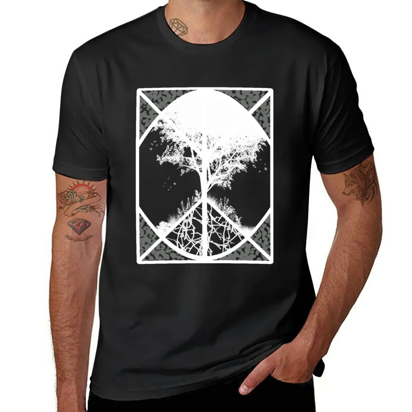 

New Abstract Tree T-Shirt Aesthetic clothing custom t shirt new edition t shirt black t-shirts for men