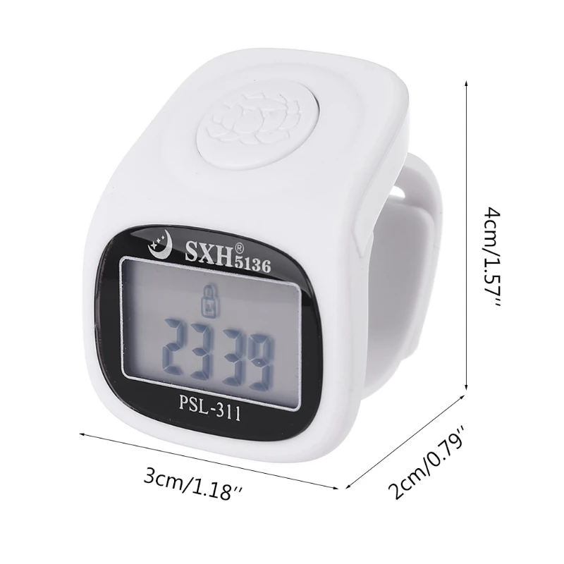 6 Digital Finger Tally Counter, Digital Tasbih Counter