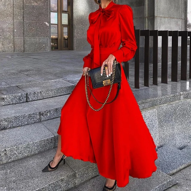 Elegant Vintage Dresses Classy Outfits Women 2021 Fashion Spring