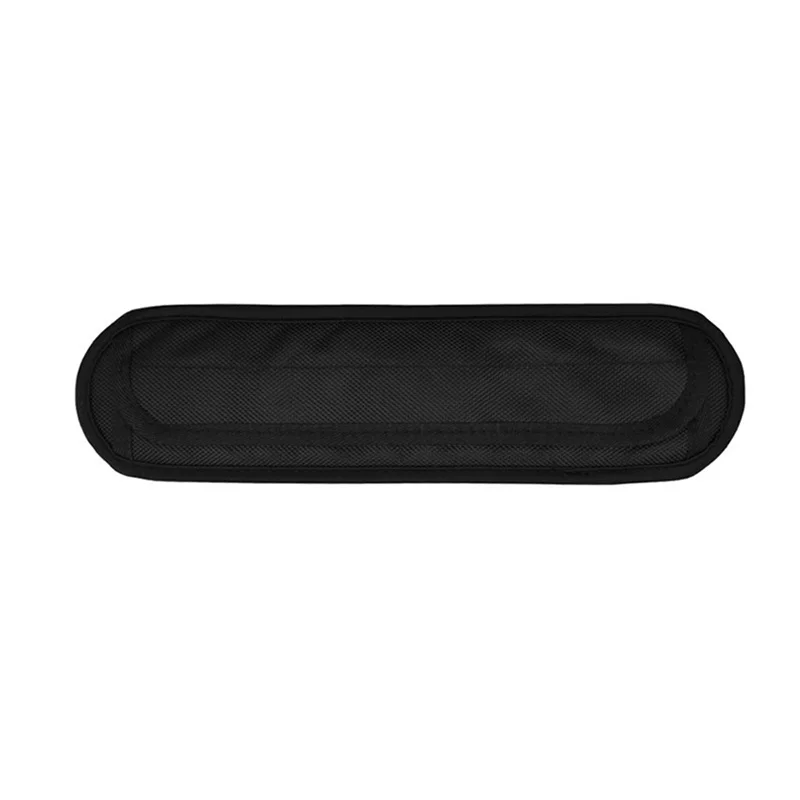 1pc/Pack Shoulder Strap Pad Rubber Cushion Pad for Laptop Bag Backpack Strap Cotton And Linen Black Round Rim Nonslip