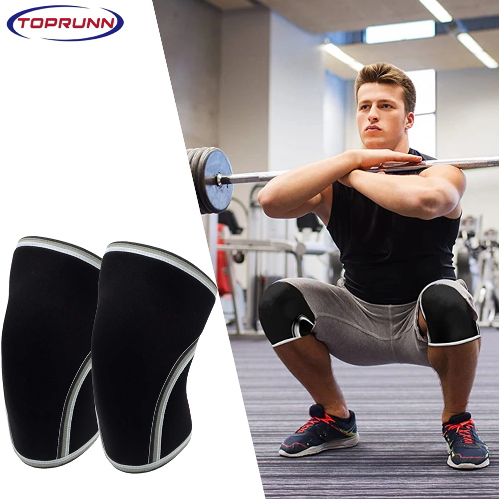 7mm Squat Knee Sleeves Support Patella Leg Tendonitis Crossfit Weightlifting Gym 