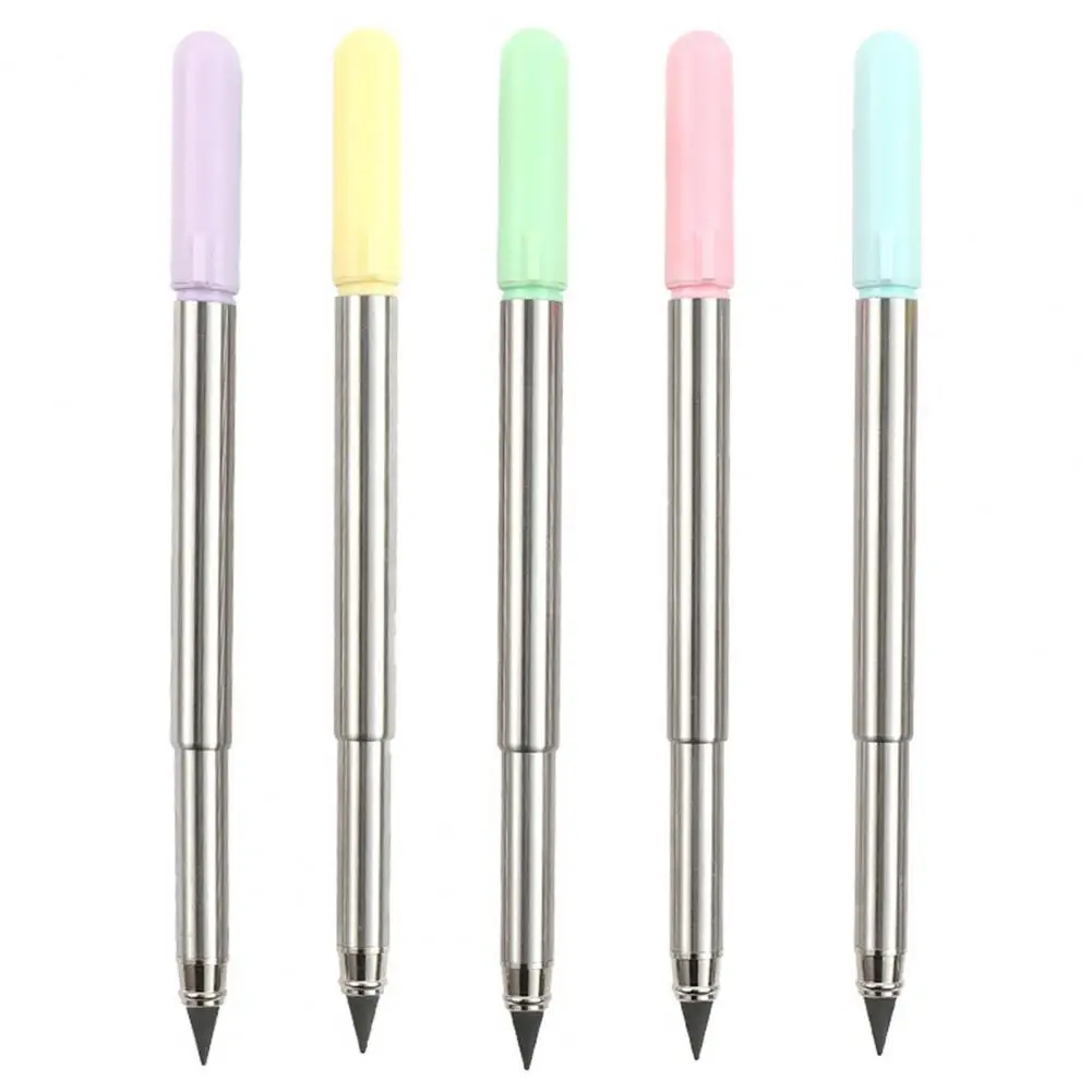 

0,5 мм вечный стираемый карандаш без заточки, Растягивающийся Карандаш для школьников, творческая подпись, Выдвижной карандаш, домашние аксессуары