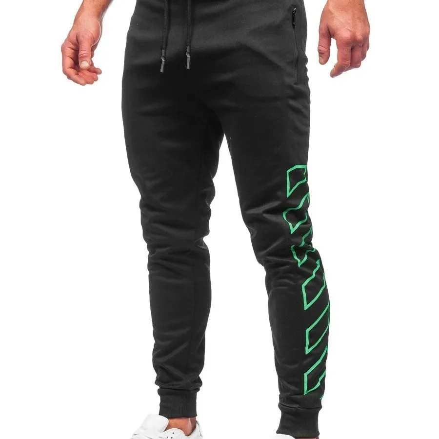 Spring Autumn Trendy Men's Casual Sports Long Pants Night Running Fitness Slimming AE Stock Origin China Skateboard Sport T