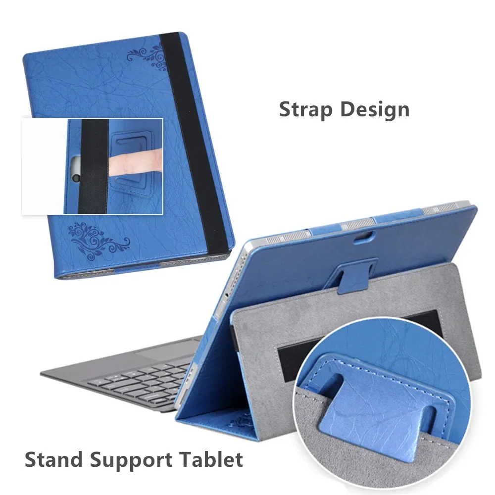 Tablet para Lenovo Miix 520 510 Miix5 Mais 12.2 Polegada Dobrável Suporte Tablet Capa para Chuwi Surbook 12.3 Polegada Tablet Case Case - Imagem 3