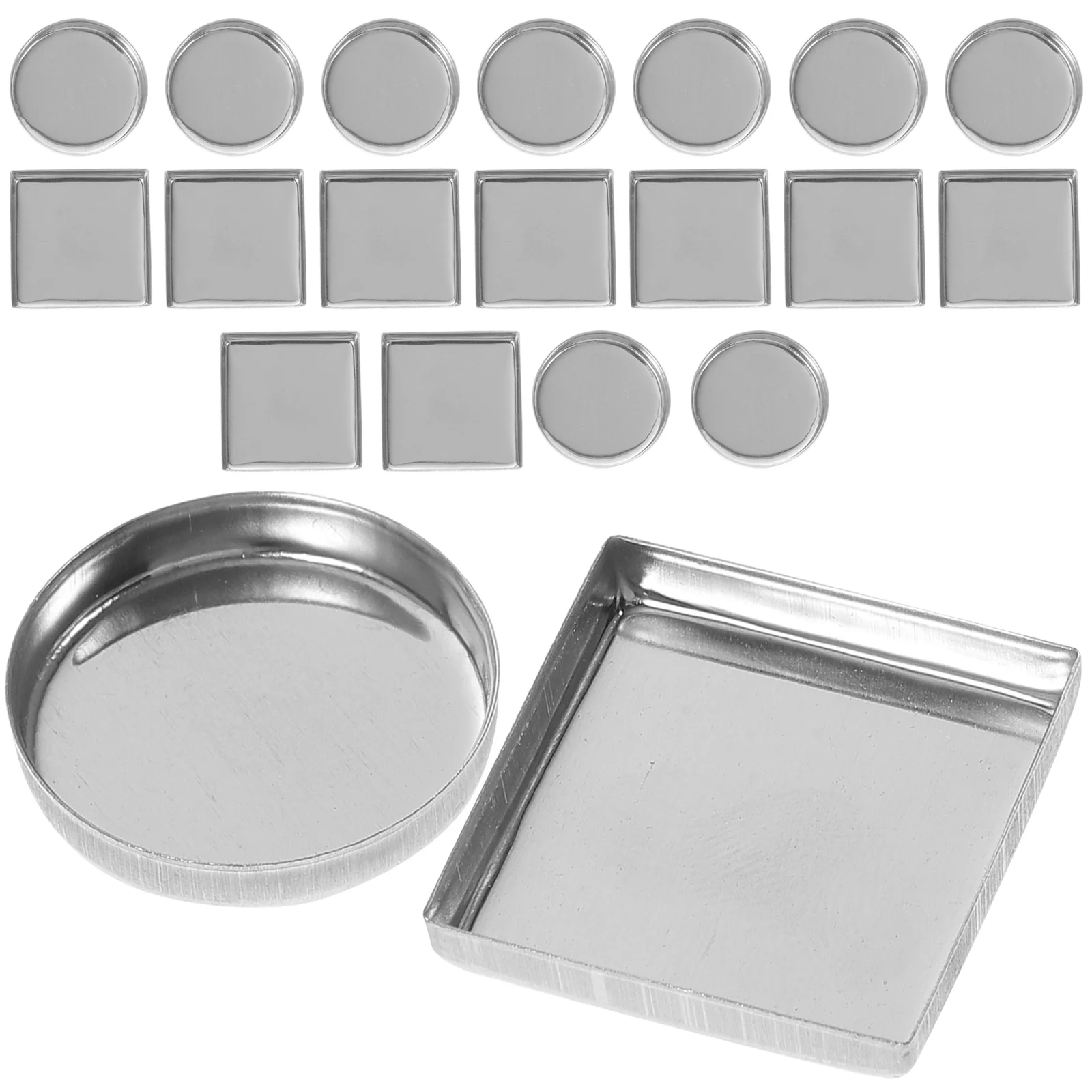 Empty Eyeshadow Pan 30pcs Empty Eyeshadow Metal Pan Makeup Palette Metal Pan Accessory