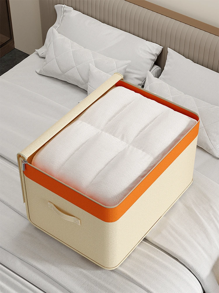 Portable large capacity quilt Organizer Clothes Organizer Perfect home mobile organizer closet dorm organizer bag 6