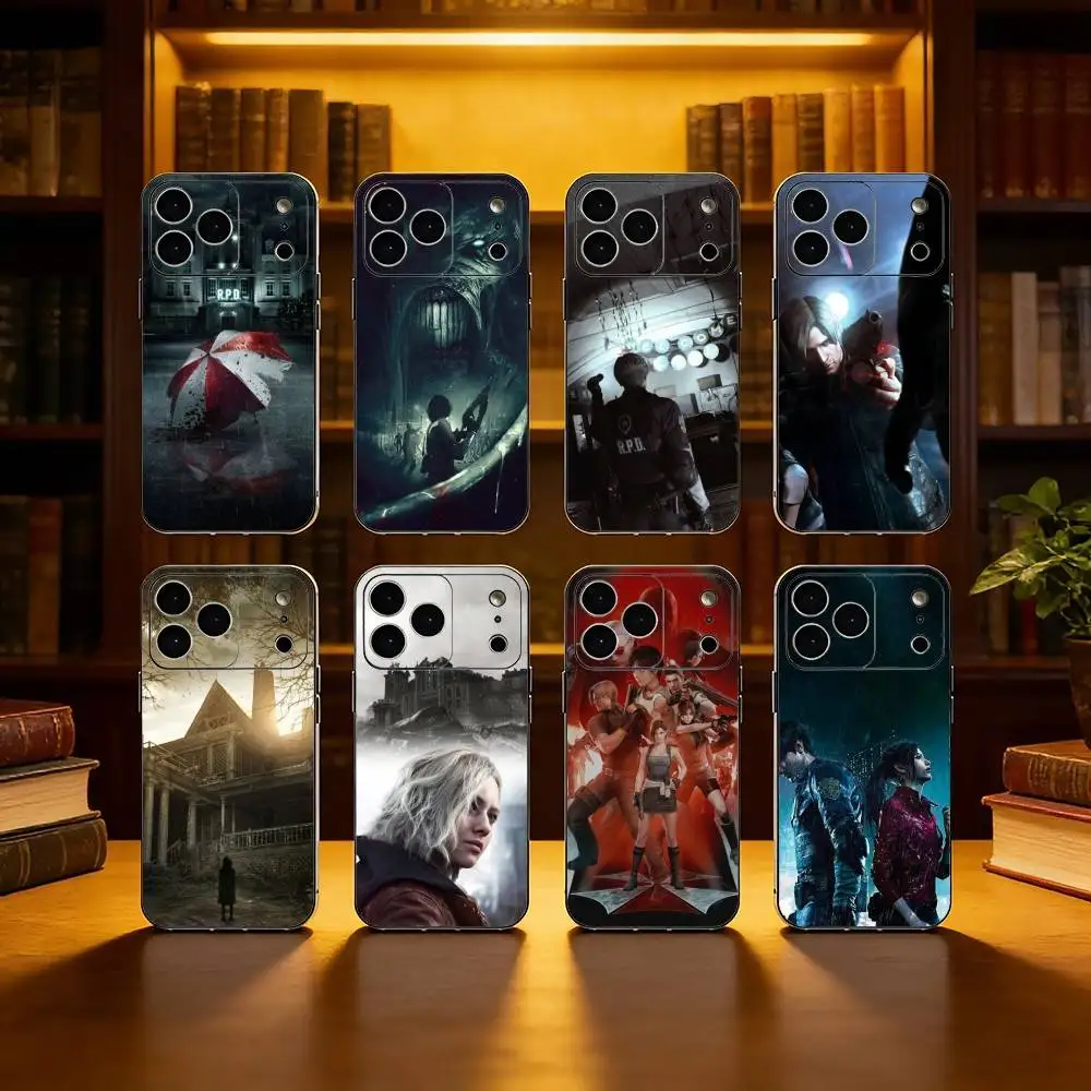 Resident Evil Black Silicone Phone Case