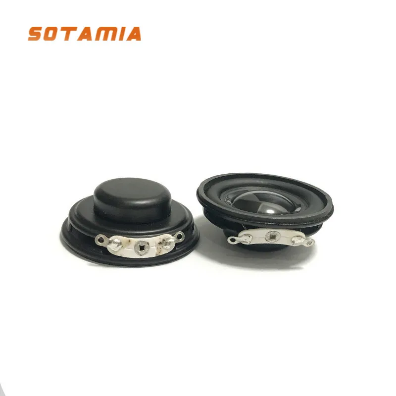 2Pcs 40MM Ultra-thin Speakers 4 Ohm 5W Mini Full Range Audio Speaker Home Theater Sound Loudspeaker DIY Full Range Speaker