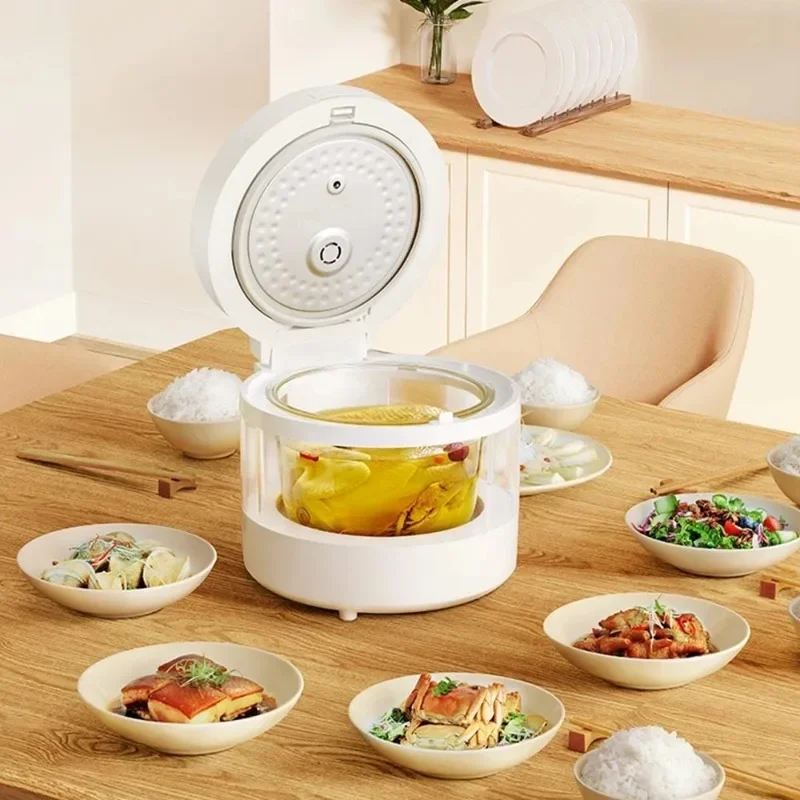 XIAOMI MIJIA Transparent Steaming Rice Cooker 4L Electrical Pressure Cooker Household Multifunctional Kitchen Appliances 6