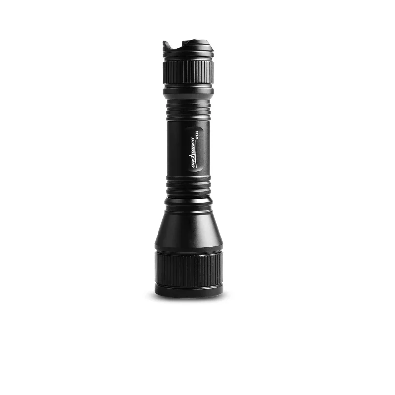 OrcaTorch D550, 미국 CREE XM-L2(U4) LED, 최대 1000 루멘 출력, 4 시간 이상 런타임, 테일 마그네틱 스위치 다이빙 조명