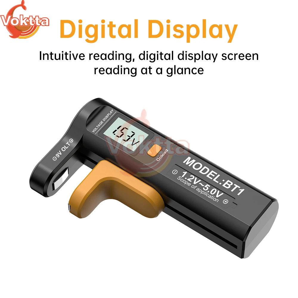 Digital Display Battery Level Tester Multifunctional Battery Capacity Indicator Voltage Tester for AA AAA CD 9V 1.5V Button Cell battery tester voltage tester