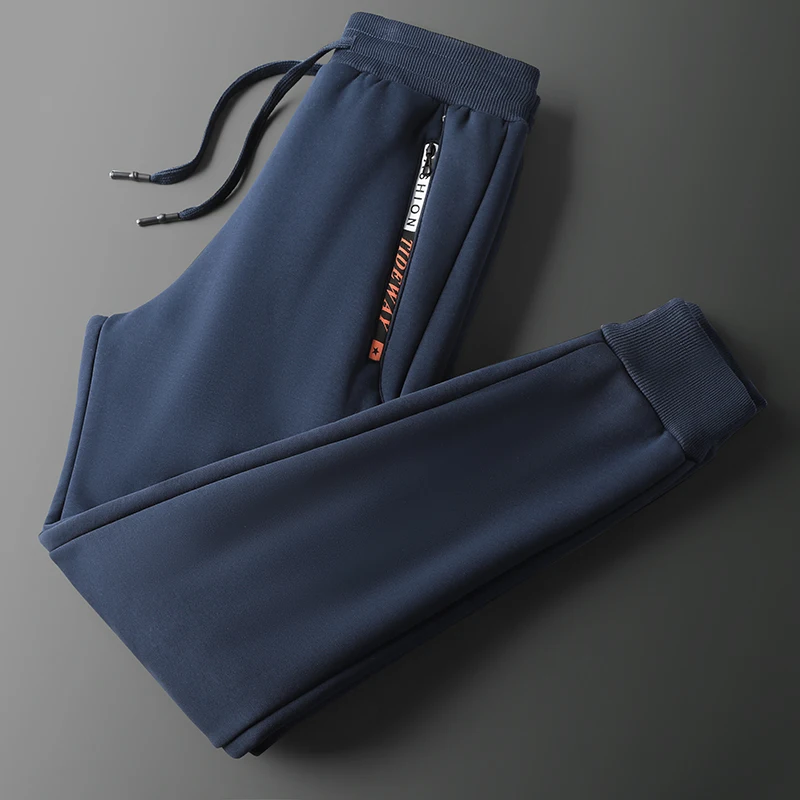 Winter Thick Warm Wool Sweatpants Men's Jogging Cotton Pants Sports Casual Pants Plus Size 6XL 7XL 8XL