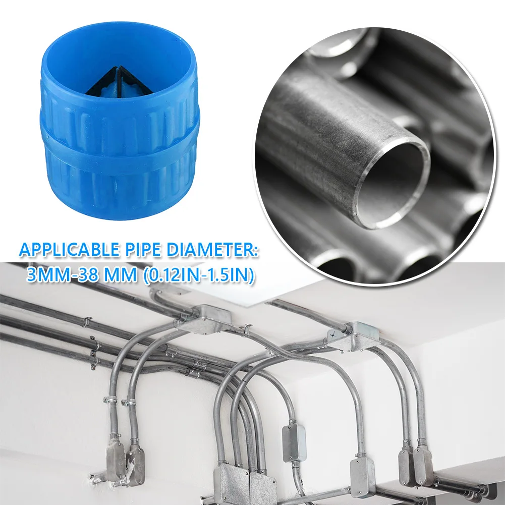 Internal External Tube Reamer Metal Pipes Deburring Burrs Remover Tool Chamfer Reamer for PVC Copper Aluminium Steel Pipe Tube