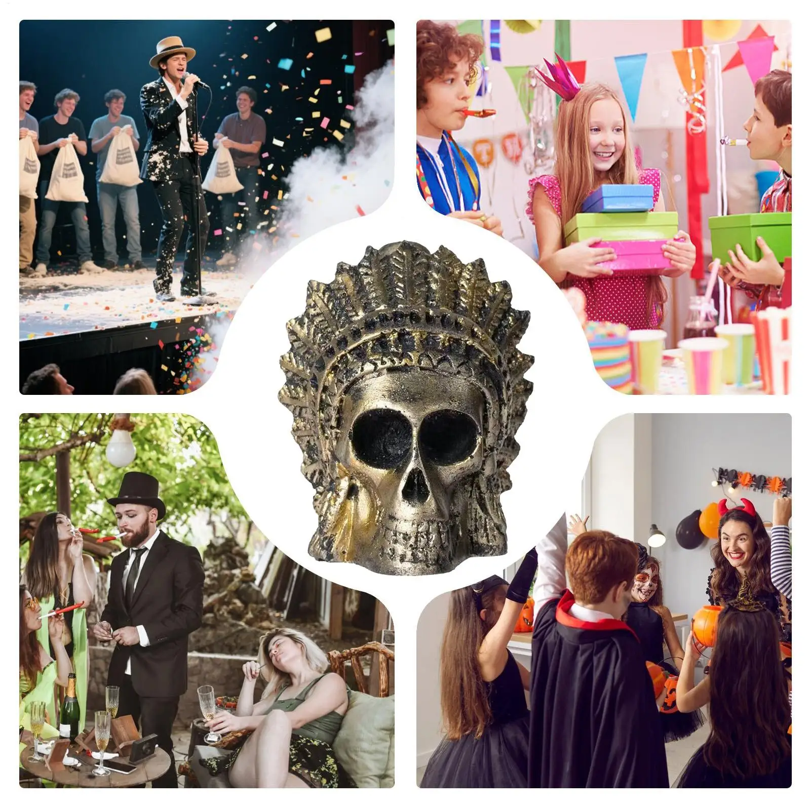 Aztec Death Whistle Screaming Loud Signal Prop Scary Pranks Whistle For Kids Stress Relief Collectibles Pranks Halloween Holiday