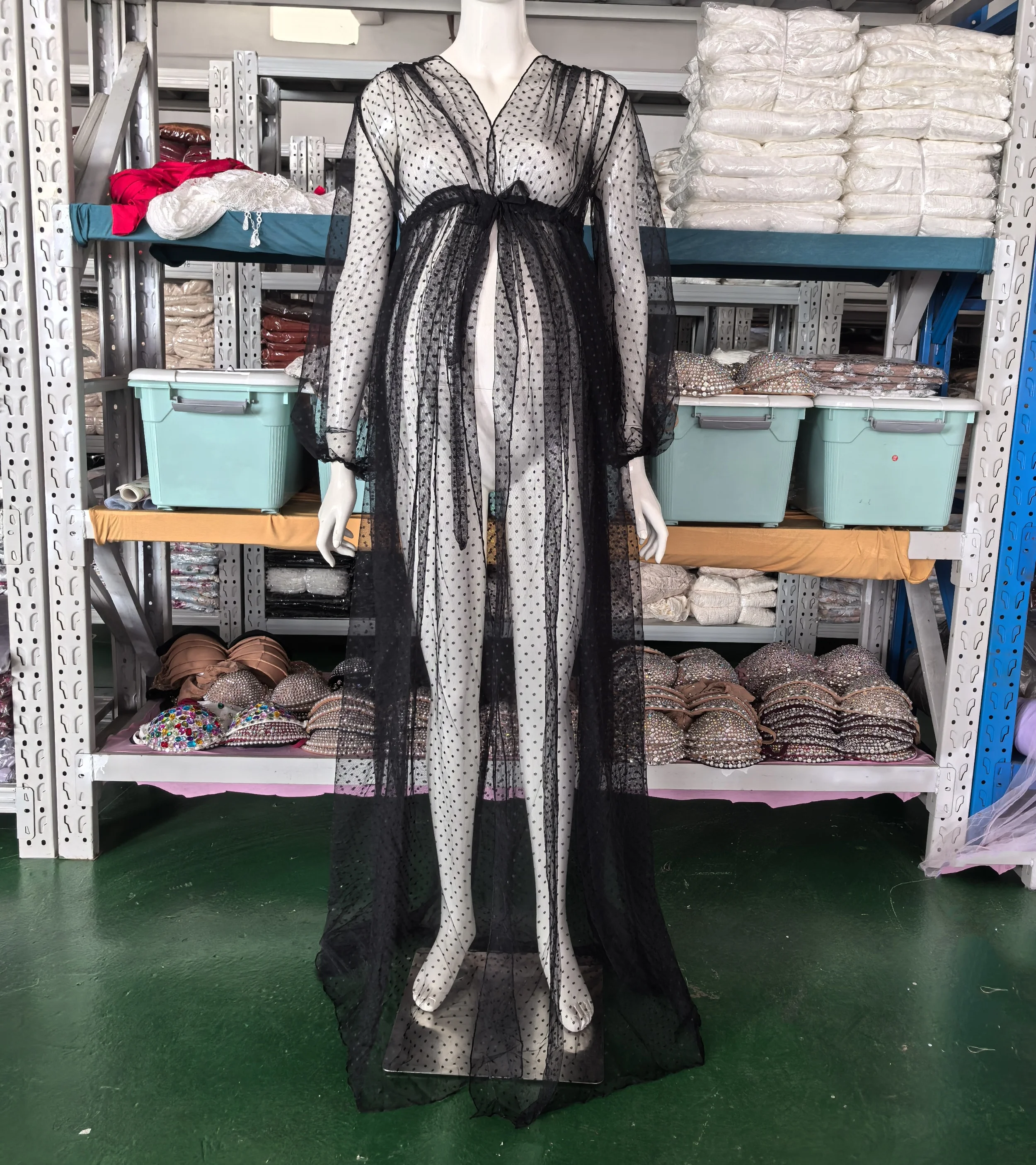 Kari Maternity Photography Props Long Dress 4