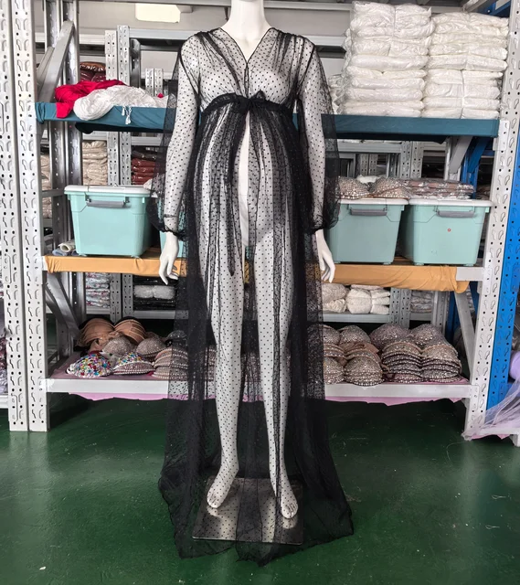 Kari Maternity Photography Props Long Dress 4