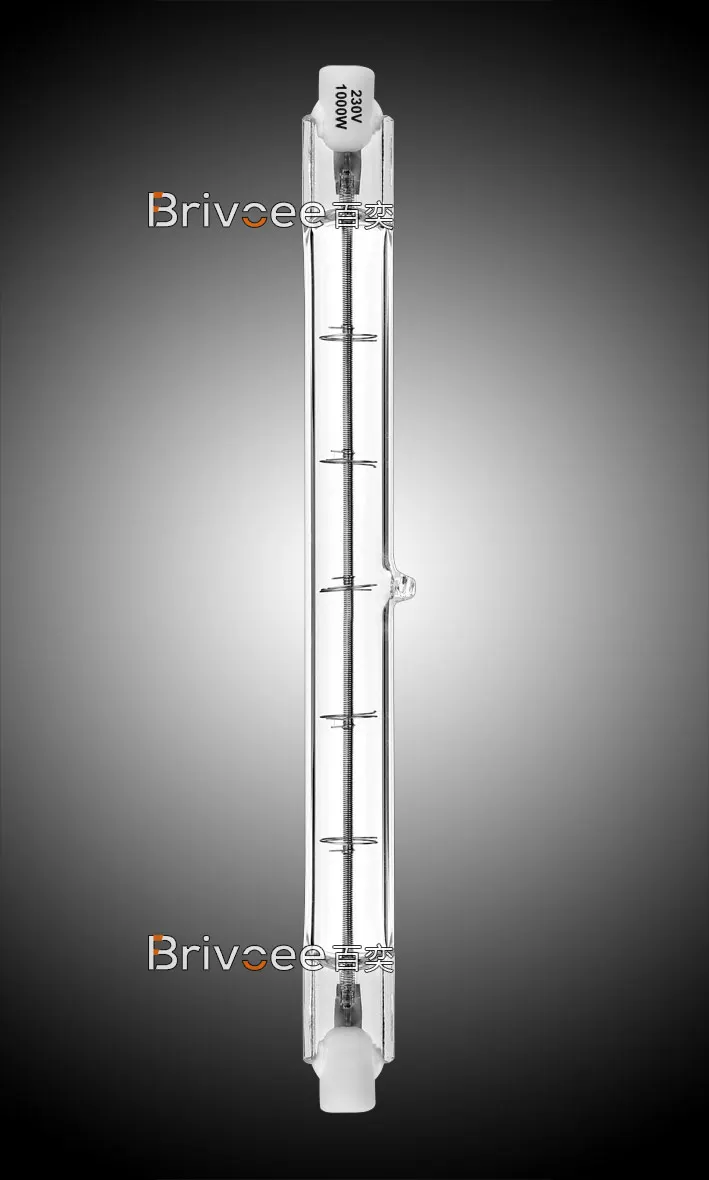 

News Lamp Tube 1000w 1300w 800w 500w 14cm Halogen Tungsten Lamp Tube Camera News Lamp Bulb