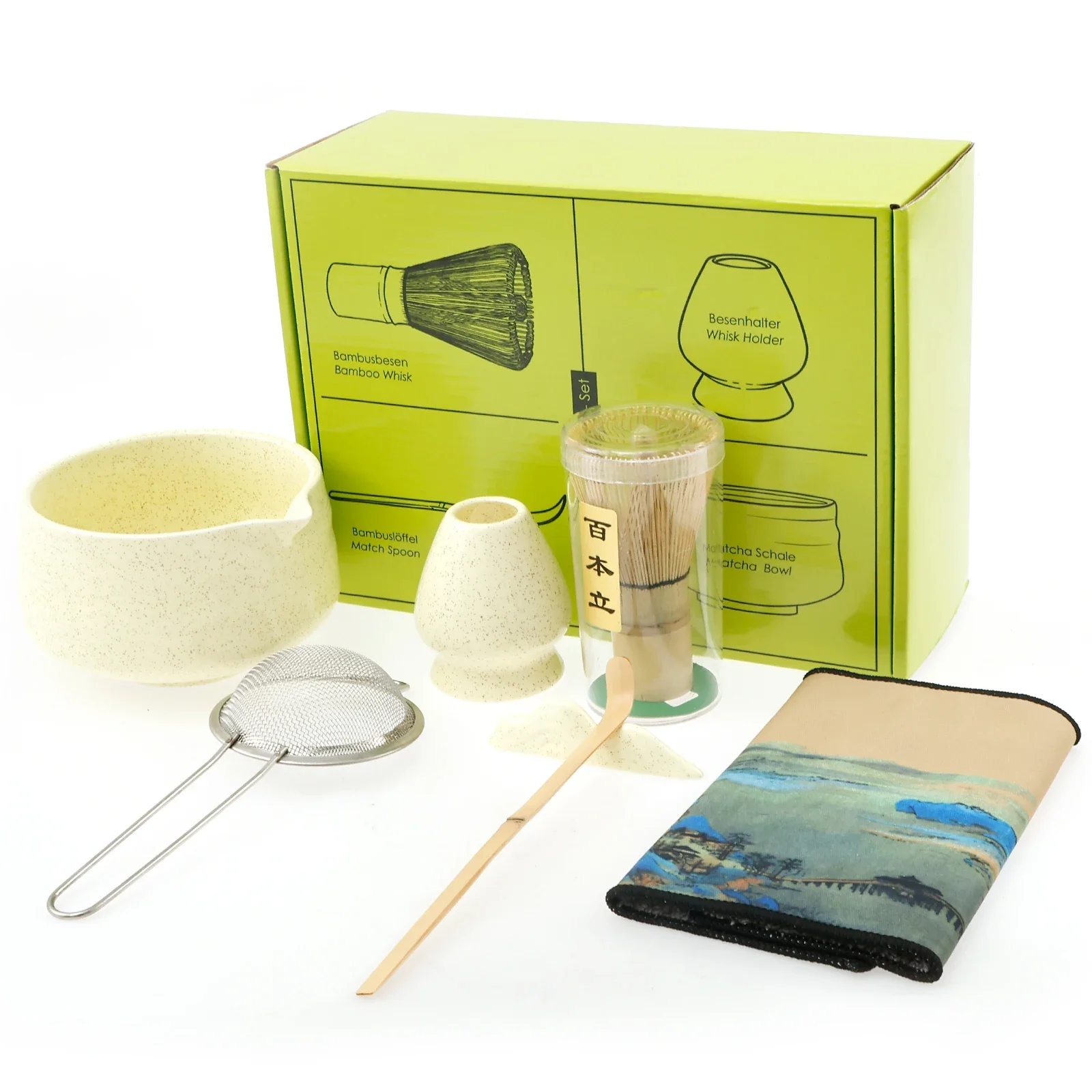 Japanese Matcha Tea Set Gift - مجموعة أدوات شاي ال...