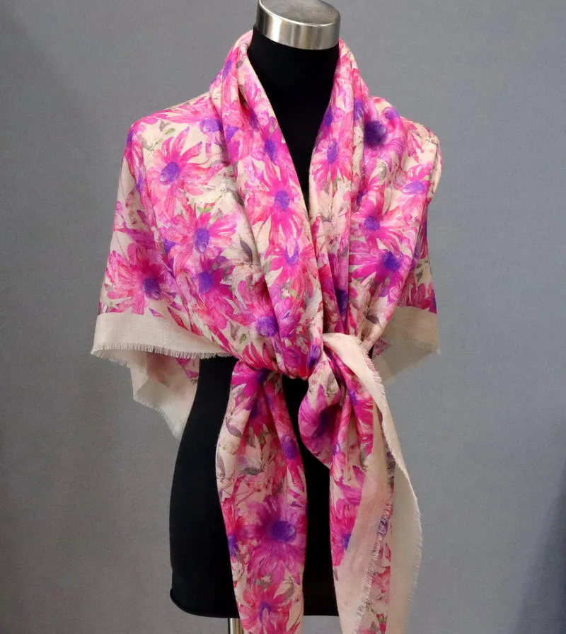 

Mulberry Silk Scarf Square Bandana Stole New Women Luxury brand Shawls Pashmina Neck Hijab Foulard Wraps Bufanda Scarves Poncho