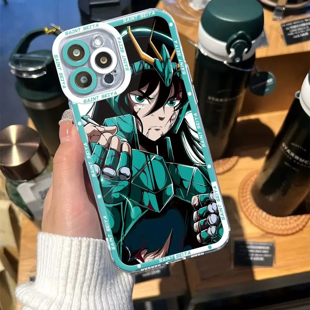 Anime Saint Seiya Clear TPU Phone Case