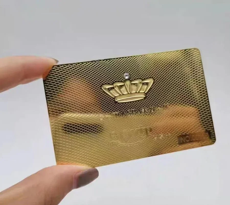 Metal Business Card Making Brushed Metal Dumb Black Hollow Metal ...