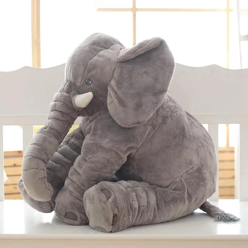 Elephant Plush Toys Stuffed Soft Animal Doll Elephant Pillow 40/60cm Infant Soft Appease Elephant Playmate Calm Doll Kids Toys